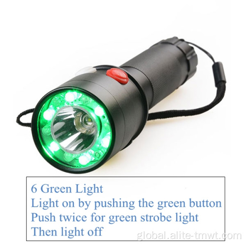 3 In1 Electric Torch High Quanlity 3 In1 Electric Torch 3 Colors For White Red Green 6 Leds Flashlight Factory